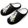 BAIKUTOUAN Inglese Bulldog Carino Cotone Pantofole Inverno Caldo Morbido Confortevole Casa Scarpe