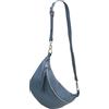 SH Leder Greta G747 - Tasca sul petto da donna, unisex, per festival, viaggi, taglia media, tracolla regolabile, in pelle, 37 x 21 cm