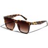 D.Franklin Occhiali da sole - Unisex - Con lenti protettive UV - Modello roosevelt - Quadrati - Per uomo e donna - Sunglasses