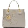 Braccialini Beth Patch Borsa Donna con Cuori in Rilievo