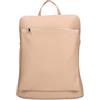 Chicca Borse Borsa Zaino Donna in Pelle Made in Italy 29x37x11 Cm