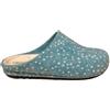 GRÜNLAND il benessere è naturale Grunland CI2973 Jeans Blu Ciabatte Pantofole da Donna in Feltro Calde Suola in Gomma Tirolesi Invernali Calde 40