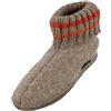 HAFLINGER Paul pantofola con collo in pura lana vergine Beige fusa, taglia 31