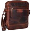 STILORD "Brian" Borsa Uomo Piccola in Pelle Borsetta a Tracolla Vintage Borsello Crossbody Messenger Bag Mini Donna Colore:milano - marrone