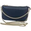 Generico Borsa donna vera pelle dollaro, borsa piccola a tracolla con catena, elegante e resistente per uso quotidiano o serate（nero