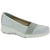 Loren, Sandalo da donna con fascia elastica e plantare estraibile, Grigio, 41 EU