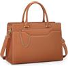 RAINSMORE Borsa Donna Università Grande per Lavoro - Tote Bag in Pelle PU, Tracolla Firmata, a Spalla