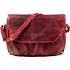 STILORD Esther Vintage Borsetta Donna in Pelle Vera Borsa Piccola Vintage con Tracolla Clutch Pochette Classica in Cuoio Colore:marrone medio