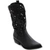 Toocool - Scarpe Donna Stivali Stivaletti Texani camperos Western Traforati G629 [41,YG888 Cuoio]
