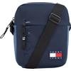 Tommy Jeans Uomo Borsa a Tracolla Daily + Reporter Elegante, Blu (Dark Night Navy), Taglia Unica