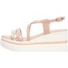Nero Giardini E513512D Sandali Donna in Pelle E Materiale Tecnico - Beige 36 EU