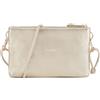 Expatrié Clutch Donna Oro - Emilie - Borsetta Moda Piccola - Borse per Matrimonio, Festa e Festival - Borsa Tracolla Bicolore - Borsello Elegante - Tracolla Rimovibile