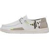 HEYDUDE Hey Dude - Scarpe Bianche da Donna Wendy Fringe, Bianco, 40 EU