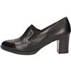 Melluso Scarpe Donna in Pelle Nera Tacco 6cm - X5602 (Nero, Sistema Taglie Calzature EU, Adulto, Numero, Media, 39)