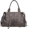 Gave Lux Borsa a Spalla Donna Vera Pelle Scamosciata Stampata