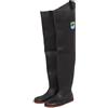 Generic Stivali A Coscia da Pesca Stivali da Wading Resistenti all'anca in PVC for impieghi gravosi, for Pesca all'aperto/Campeggio/Lavaggio Auto/Cantieri (Color : Black, Size : 42 EU)