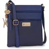 Catwalk Collection Handbags - Borsa a Tracolla Piccola in Vera Pelle - Borsetta Donna - Borsa a Mano con Tracolla Regolabile - Nadine
