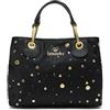 Braccialini Borsa a Mano Donna Beth Strass Media in Nylon con Applicazioni