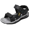 ZYLDK Sandali Uomo Pelle Estivi Sandali Sportivi Escursionismo Outdoor Camminata Cuoio Traspiranti Spiaggia