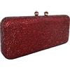 Boutique De FGG Strass Borse Da Sera Donne Cristallo Pochette e Clutch Borsa Matrimonio Strass Borsa Del Partito Diamante Borsa, Piccolo