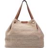 BATA Shopper da donna in rafia naturale elegante e capiente | Realizzata in fibra vegetale, ecologica, capiente, adatta a serate formali e casual, stile elegante