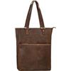 STILORD 'Lund' Borsa Pelle Donna Vera Pelle Elegante Shopper Donna a tracolla da donna con scomparto per tablet in stile vintage per donne raffinate, Colore:zamora - marrone