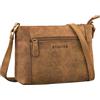 STILORD 'Peach' Tracolla Donna Pelle Piccola Borsetta Cuoio Vintage a Spalla Con Cerniera e Tracolla Regolabile, Colore:torino - marrone