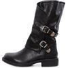 Toocool Stivali donna biker boots fibbie anfibi motociclista scarpe casual G620 [41,nero]