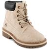 Toocool Stivali Donna Scarponcini Scarpe Stringati Pelliccia Anfibi Caldi RW001 [39,Beige]