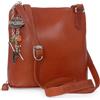 Catwalk Collection Handbags - Borsa a Tracolla in Vera Pelle - Borsetta Donna - Borsa a Mano Media - Tracolla Regolabile - Eleanor