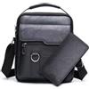 LLELEMAMO Borsello Uomo Tracolla Business Casual - Borsa Crossbody Pelle PU per Lavoro e Viaggio, Piccola Borsa Messenger Spalla, Sling Bag Vintage Quotidiana con Scomparto Tablet, Impermeabile (O)