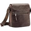 BATA Borsa a tracolla da uomo elegante e funzionale | Ecologica in ecopelle, tasche con zip, tracolla regolabile, due varianti colore disponibili