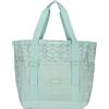 LARKSON Borsa Mare Donna Uomo Menta - Smilla - Borsone da Spiaggia Grande per Vacanze, Sport, Università, Viaggio - Tote Bag Shopper Con Cerniera - Idrorepellente