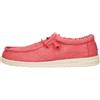HEYDUDE Hey Dude Wally Stretch Canvas Karanda Red Scarpe da Uomo | Mocassini da Uomo Comodi e Leggeri | Rosso Misura 11