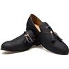 JITAI Mocassini da Uomo Scarpe Uomo Mocassini in Ecopelle con Frange E Scarpe Casual da Uomo