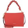 Coccinelle Pelle borsa a tracolla Boheme Grana Double Crossbody Double Grainy Leather Grena. Red/Rosew rosso chiaro