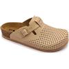 LEON 4250 Zoccoli Sabot Pantofole Scarpe di Pelle, Donna