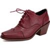 Gicoiz Cordoncino Brogue Donna Appuntito Western Oxford