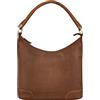 STILORD "Tessa" Borsa a Spalla da Donna Pelle Vintage Grande con Manici Lunghi Borsa a Mano per DIN A4 e PC da 14 Pollici Elegante Resistente Colore:mocca - marrone scuro
