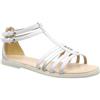 Geox J SANDAL KARLY GIRL D Sandali Punta Aperta Bambina Bianco (White C1000) 28 EU