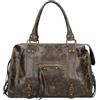 Gave Lux Borsa a Spalla Donna Vera Pelle Scamosciata Stampata