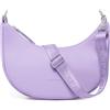 Expatrié Borsa a Tracolla Donna - Lea Small | Borsa a Spalla Mezzaluna, Crossbody Moon Bag, Marsupio Rotonda in Pelle Vegana, Idrorepellente