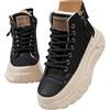 ticticlily Stivali Invernali Donna Sneakers Caldo Scarpe Neve Stivaletti Casual Camminata Stivali Antiscivolo Escursionismo Scarponi A Nero 39 EU