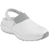 B-well Kai - Zoccoli medici bianchi, scarpe da lavoro, unisex, antiscivolo, anatomiche, suola in EVA/gomma