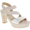 Valleverde 32520 Sandali Cerimonia Donna Pelle Sintetica Oro Tacco Grosso 10Cm Suola Sintetico