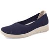 Fly Flot Bernalda, Scarpe Donna in Rete Elastica Knit, Sottopiede Memory Estraibile, Blu Scuro, 36