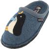 HAFLINGER Pantofole da Donna Flair Pingu 313106, Numero:42 EU, Colore:Blu