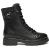 Nero Giardini I514767D Anfibi Donna in Pelle - Nero 37 EU