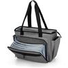 Trunab Borsa Tote per Laptop per Insegnanti con Tasca Espandibile per Cartelle Portadocumenti, Borsa Tote per Infermieri per Donne, Valigetta per Laptop da Ufficio, Grigio