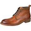 YFFUSHI Stivaletti Uomo in Pelle Vera Alla Caviglia con Lacci Scarpe Eleganti da Città, marrone, 42